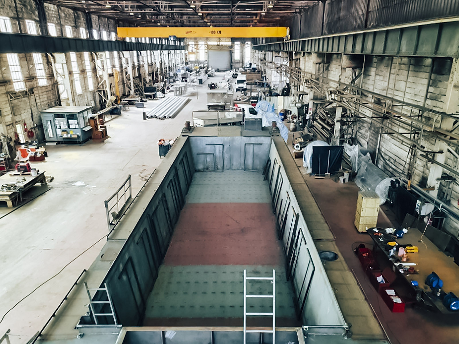 Prace remontowe i instalacyjne kadłubów Wejher Steel